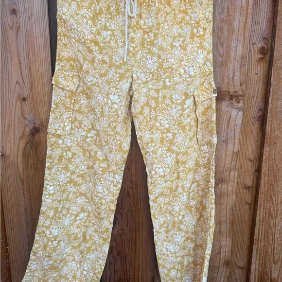 Roxy Yellow Wide Leg pants - Picture 2 of 5